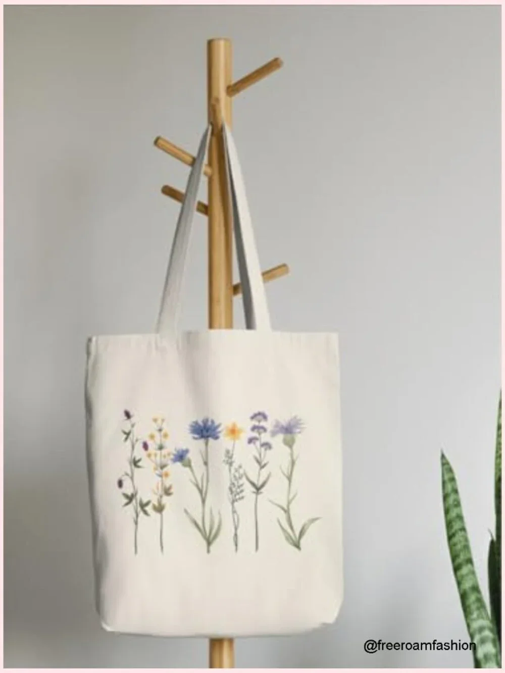 Canvas Tote Bag with Inner Pocket, 15.7x13.8 Inches, Heavyweight Durable